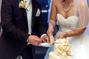 Wedding catering wedding cake